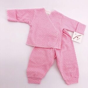 New 6 to 8 Pounds Set Long Sleeve Tee Pant 2 Piece Bundle Newborn Baby Girl